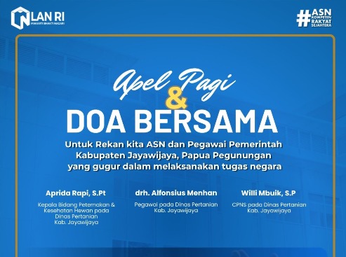 Politeknik STIA LAN Makassar Gelar Apel Pagi dan Doa Bersama untuk ASN Kabupaten Jayawijaya